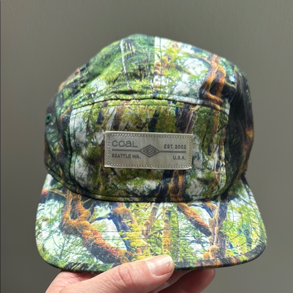 Coal Forest Print Cap